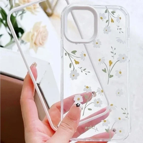 ⚠️Clearance🫧iPhone 14/Pro/Pro Max/Plus Cute Floral Clear Protective iPhone Case - Picture 4 of 4